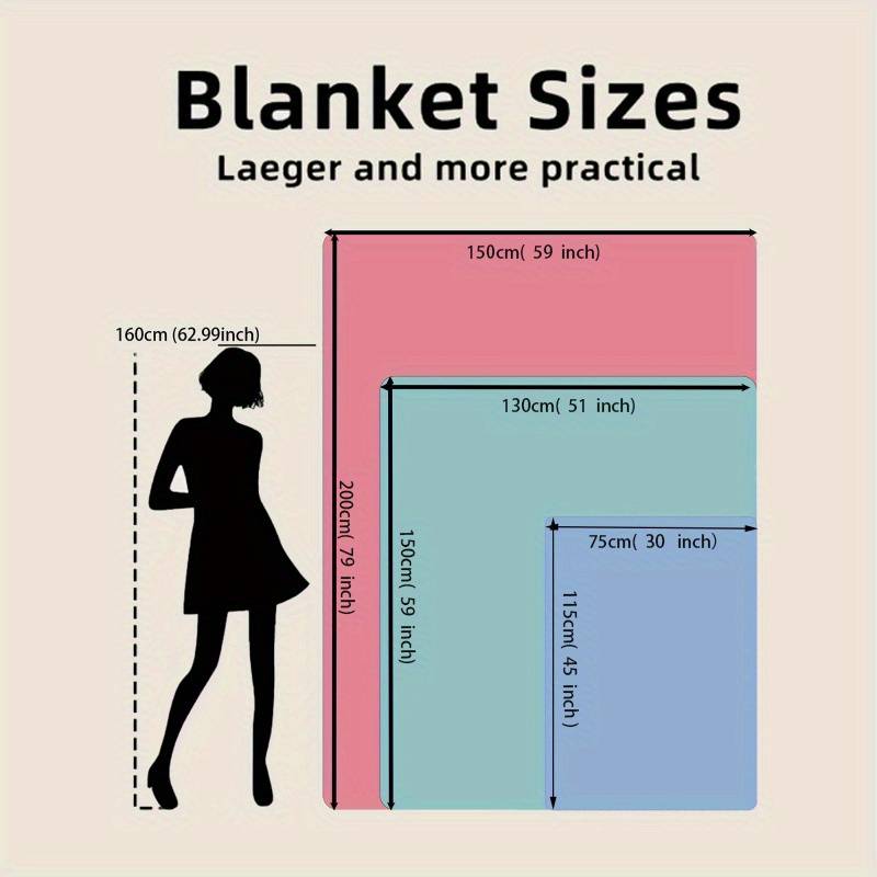 1ps Blanket Size 75X115Cm 30X45Inch