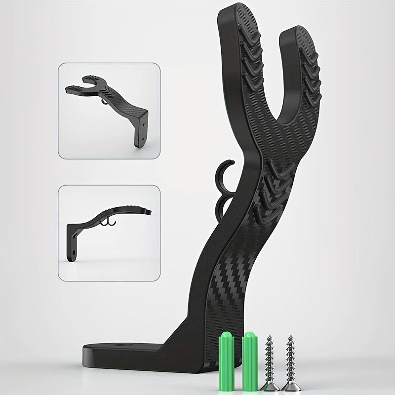 1pc Durable Unisex-Adult ABS Wall-Mounted Motorcycle Helmet Hook Rack with Key HookMultiuse Helme