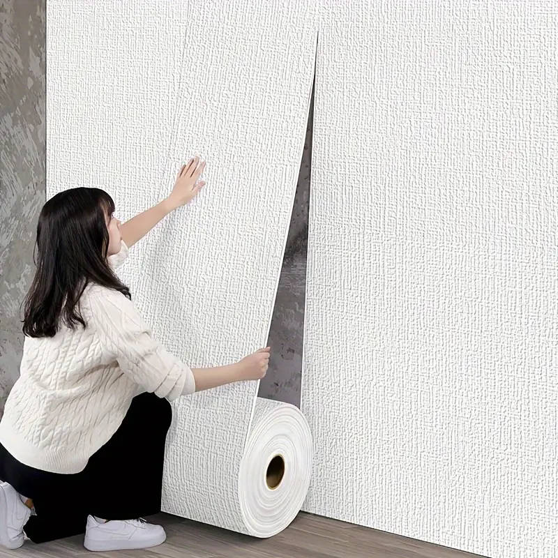 2 Rolls Of 50cm * 3 Meters Of Self-Adhesive 3D Foam Wallpaper