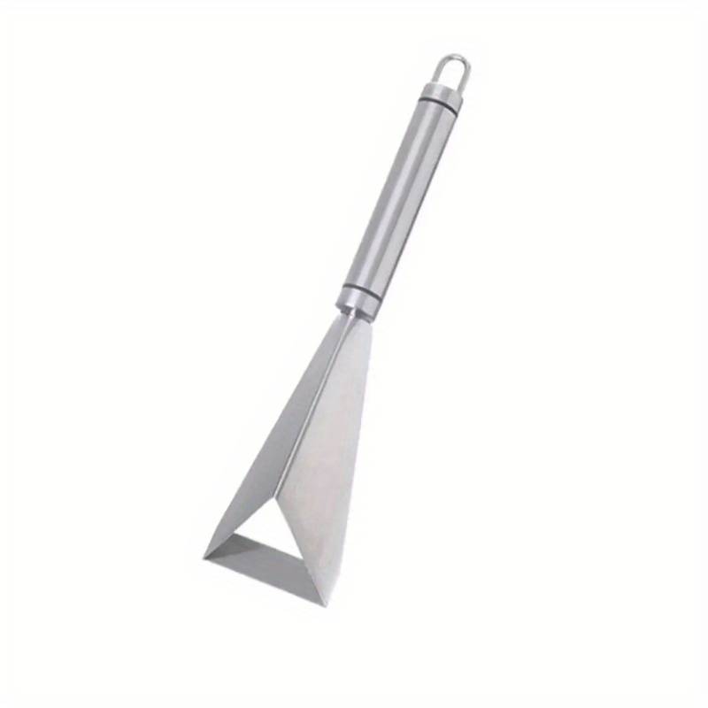 1pc Creative Stainless Steel Fruit Carving Knife Intricate Flower Design Slicing Peeling Tool