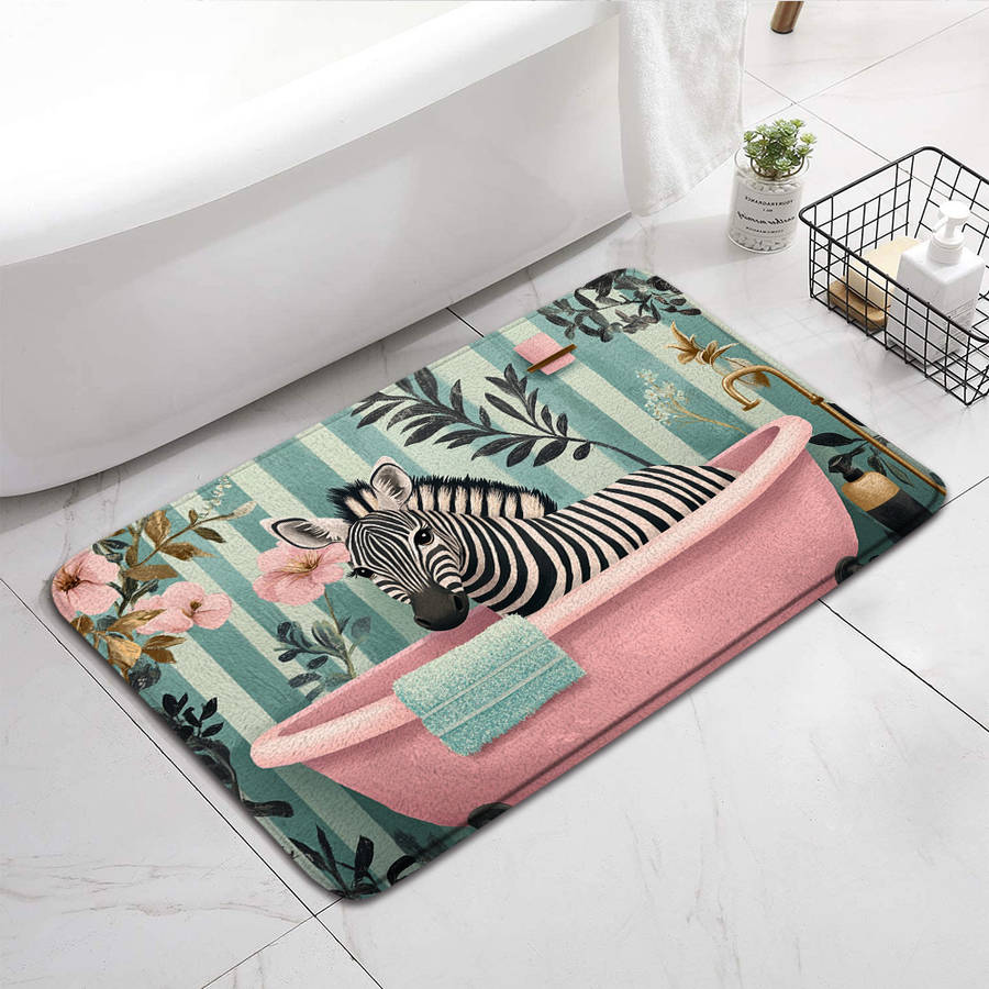 1Pc Polychrome 45x75cm Floor Mat