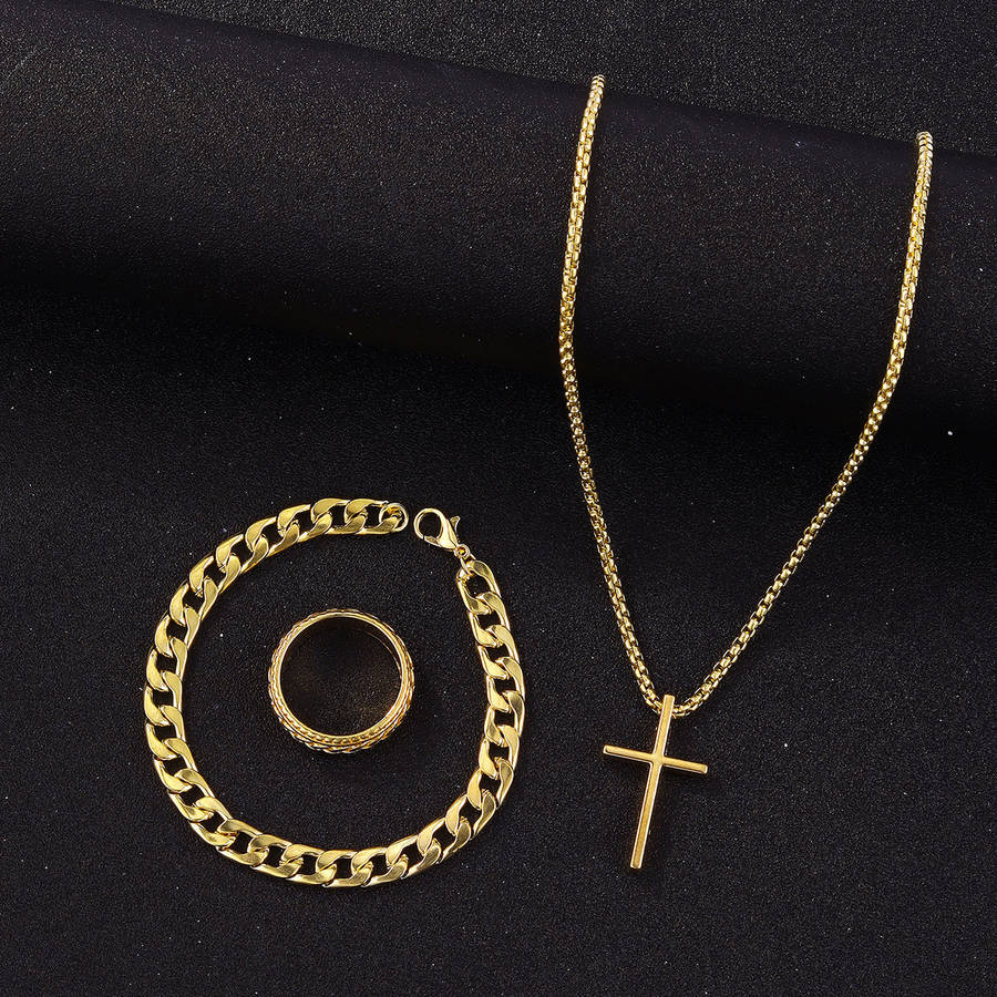 1 Piece Black Jesus Theme Pendant