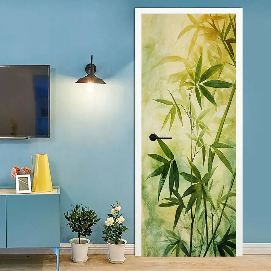 1Pc 95.0x209.8cm Door Window Sticker