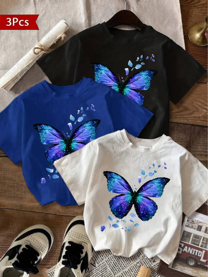 Womens T Shirt Color White Black Blue Sizes