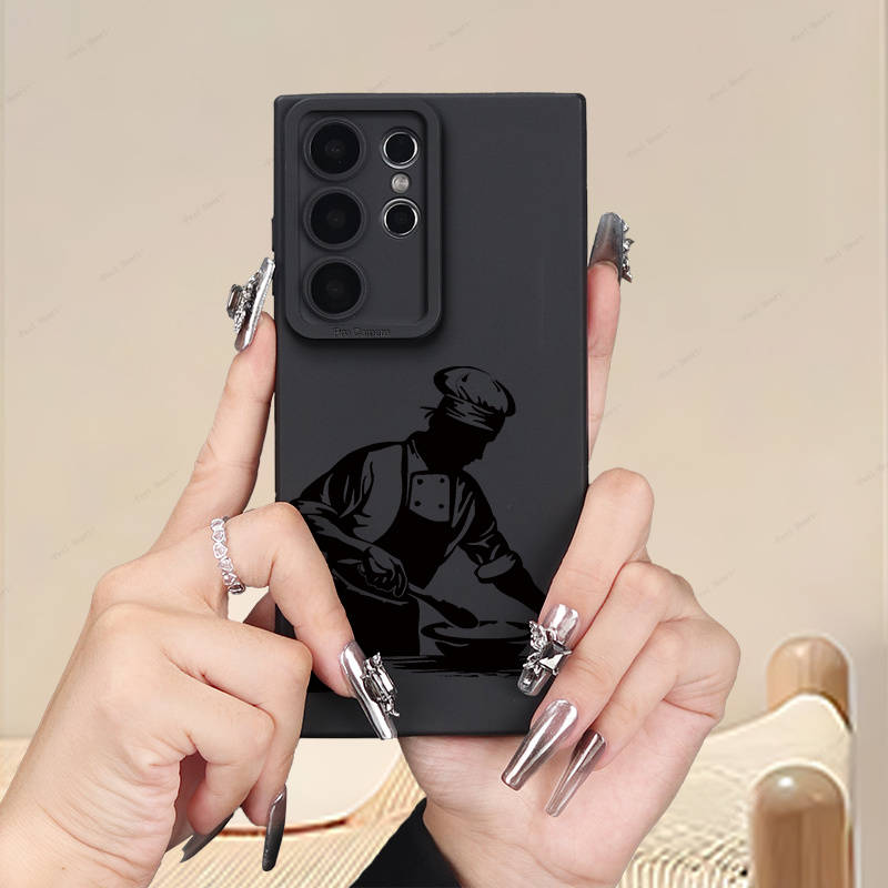1pc Black For Samsung Galaxy A54 5G Phone Cases