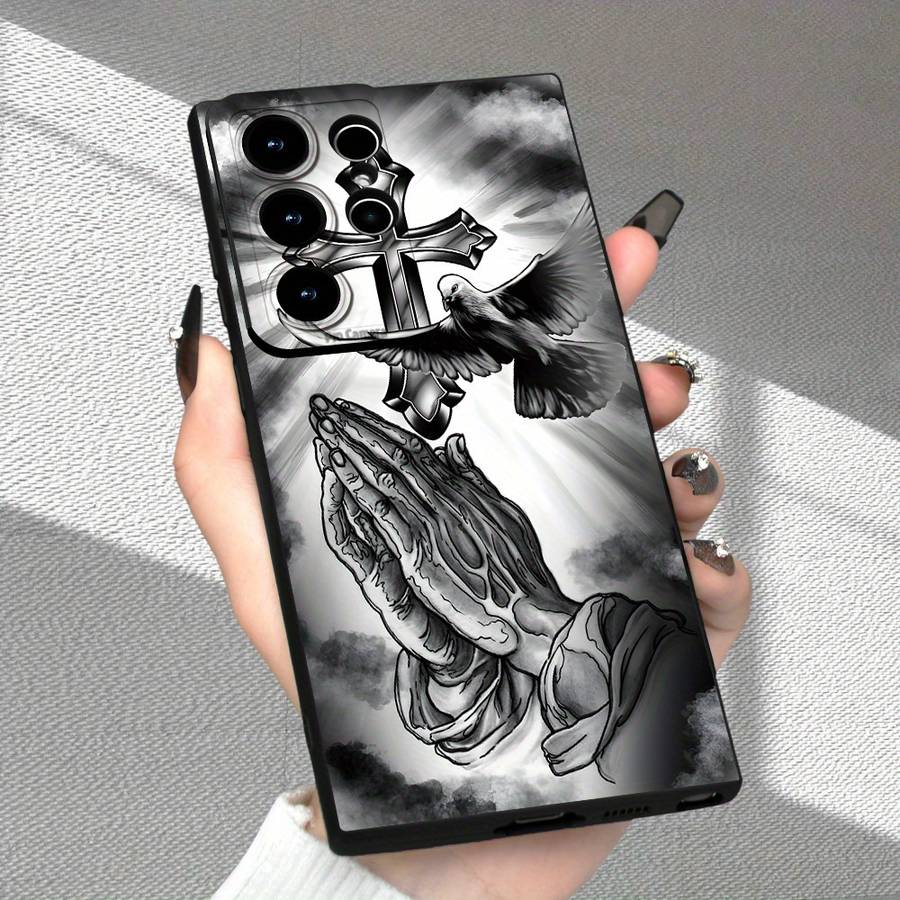 1pc Black For Samsung Galaxy A52 Phone Cases