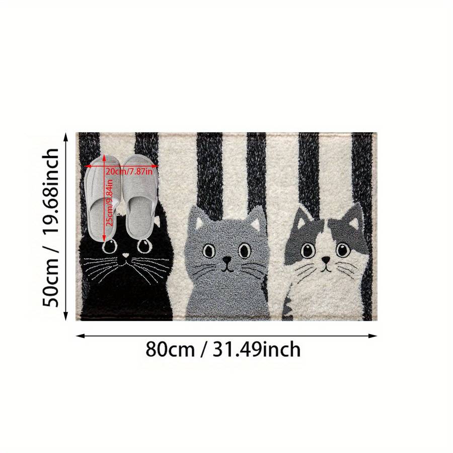 1Pc 60x40cm 23.6x15.7inch Floor Mat