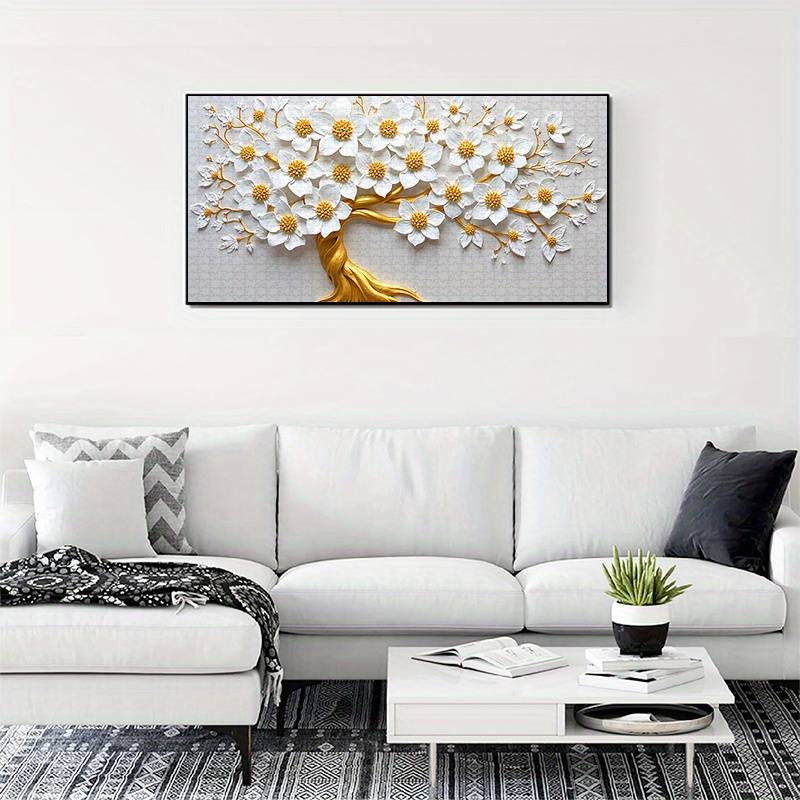 1000pcs Golden Tree Jigsaw Puzzle 80x40cm Scratch Water Resistant Advanced Skil