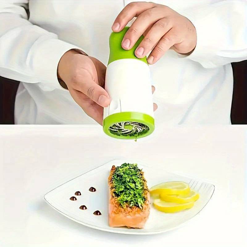 1pc Parsley Leaf Shredder Rosemary Cutter Kitchen Tool Chopper Vegetable Grinder Hollow Noodle