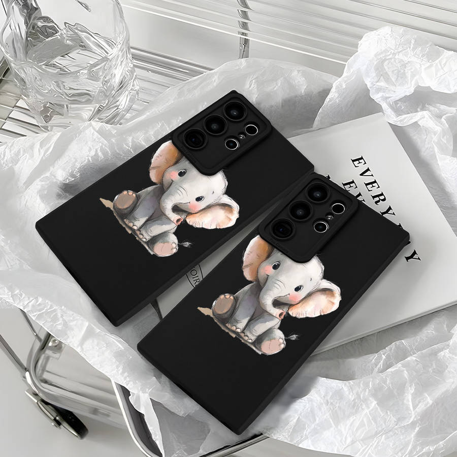 1pc Black For Samsung S23 Plus Phone Cases