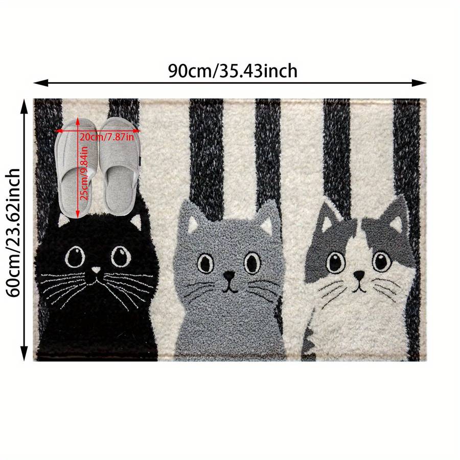 1Pc 60x40cm 23.6x15.7inch Floor Mat