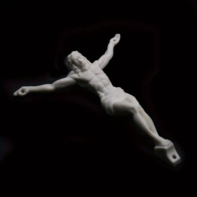 1 Piece White Jesus Theme Pendant