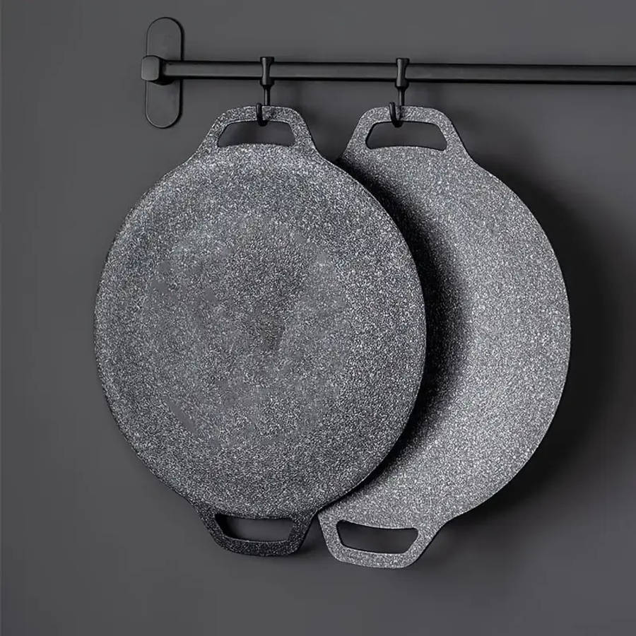 4-Piece Non-Stick Cast Iron Frying Pan Set