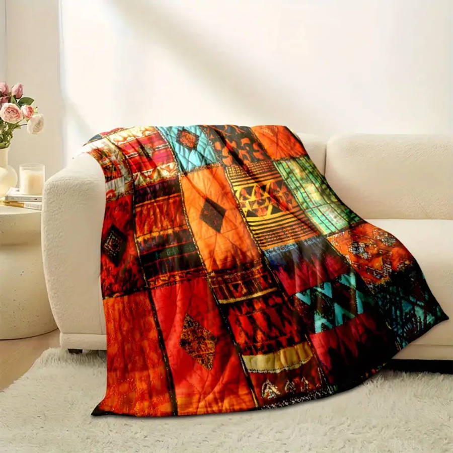 1 Bohemian Patchwork Quilt1.5M*2M