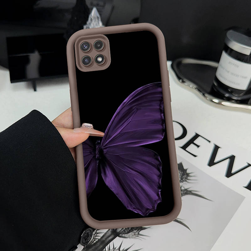 1pc Black For Samsung Galaxy A04 Phone Cases
