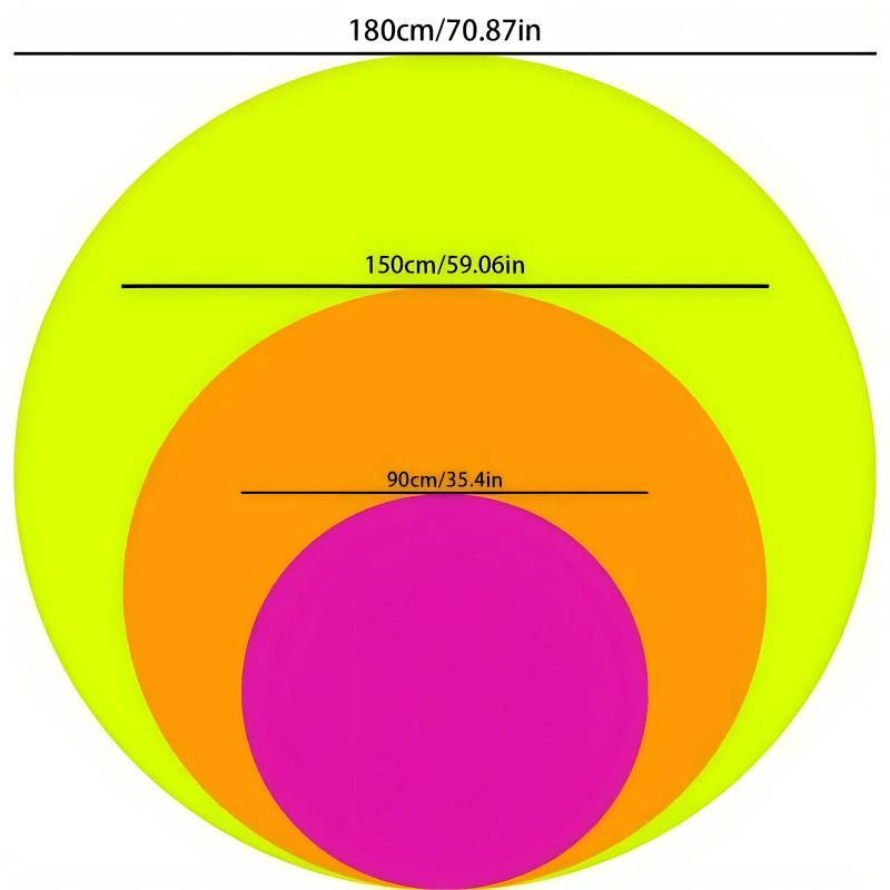 1ps Blanket Size   Diameter 85Cm