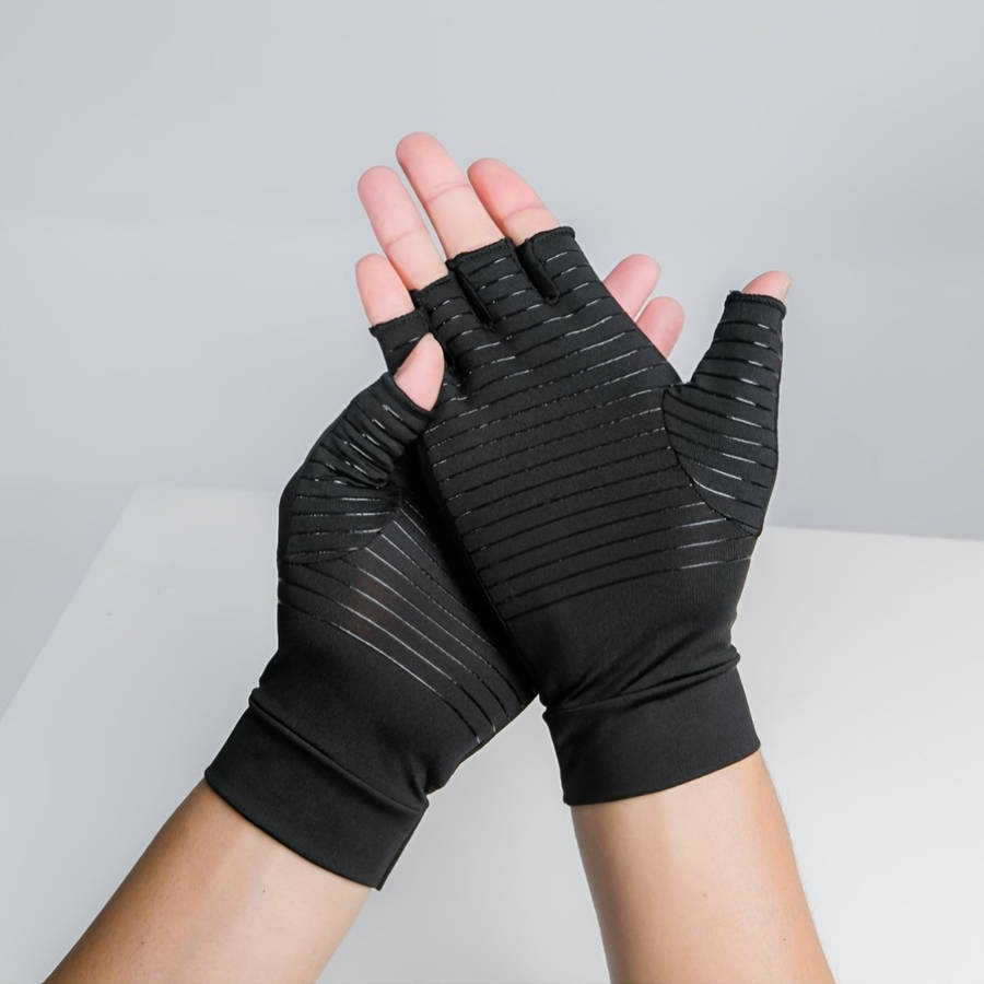 1 Pair Black Size XL Outdoor Sports Gloves