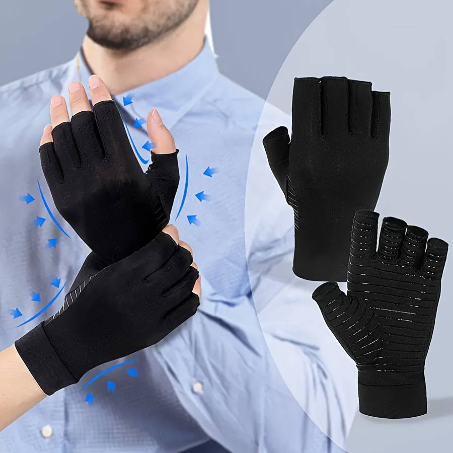 1 Pair Black Size XL Outdoor Sports Gloves