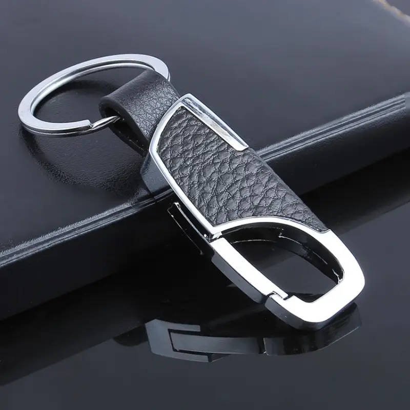1-Piece Men's Genuine Leather Ratchet Belt Set Brown 115cm
