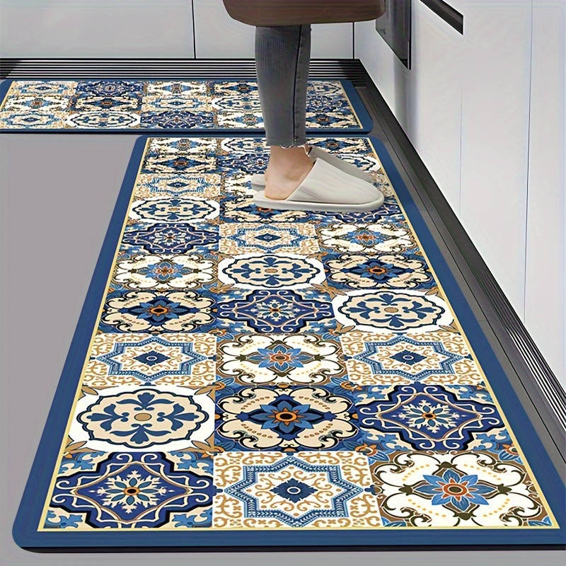 1Pc Blue 50x120cm Floor Mat