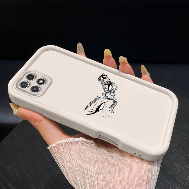 1pc Black For Samsung Galaxy A21s Phone Cases
