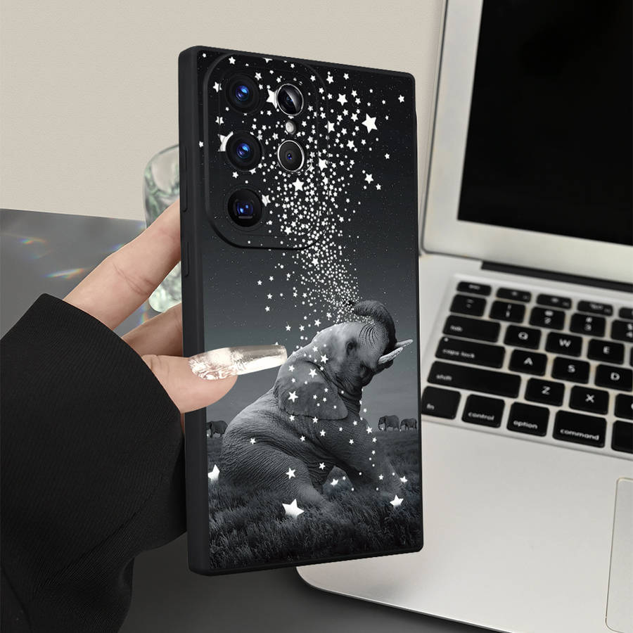 1pc Black For Samsung Galaxy S22 5G Phone Cases