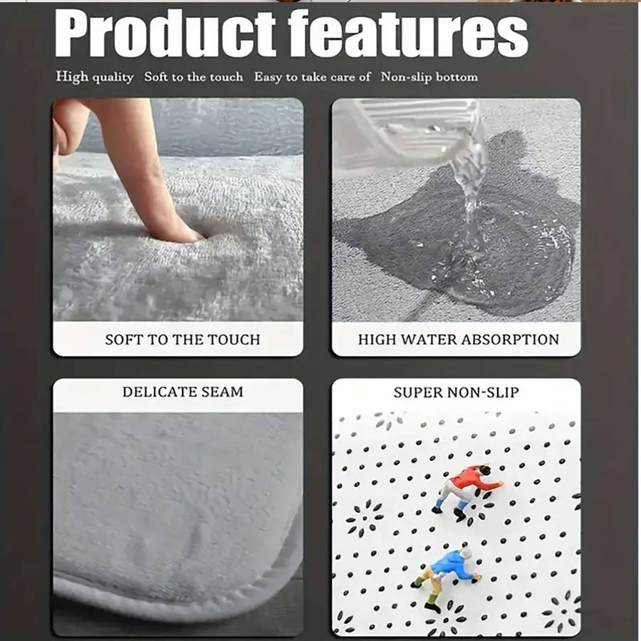 1Pc 40x60cm Floor Mat