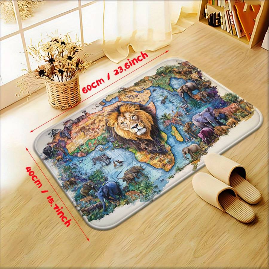 1Pc 15.75x23.62inch 40x60cm Floor Mat