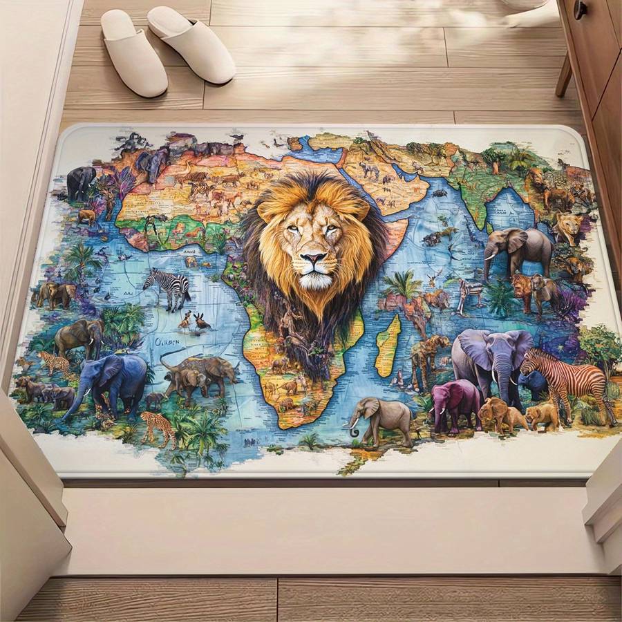 1Pc 23.6x35.4inch 60x90cm Floor Mat