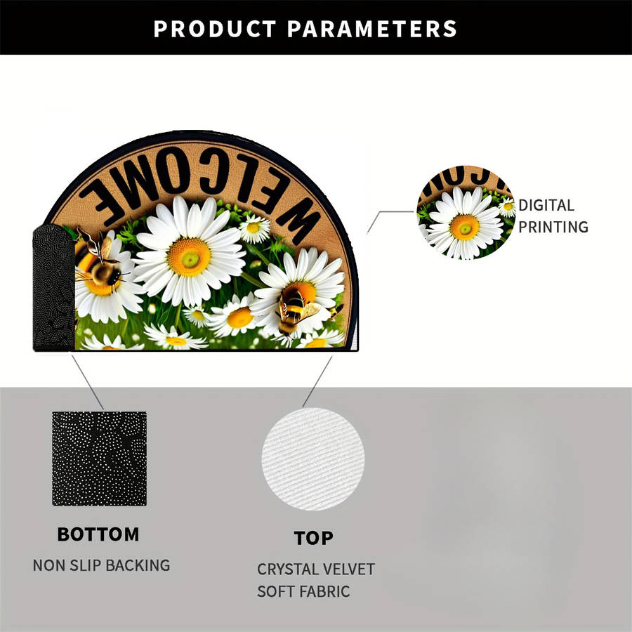 1Pc 50x80cm Floor Mat