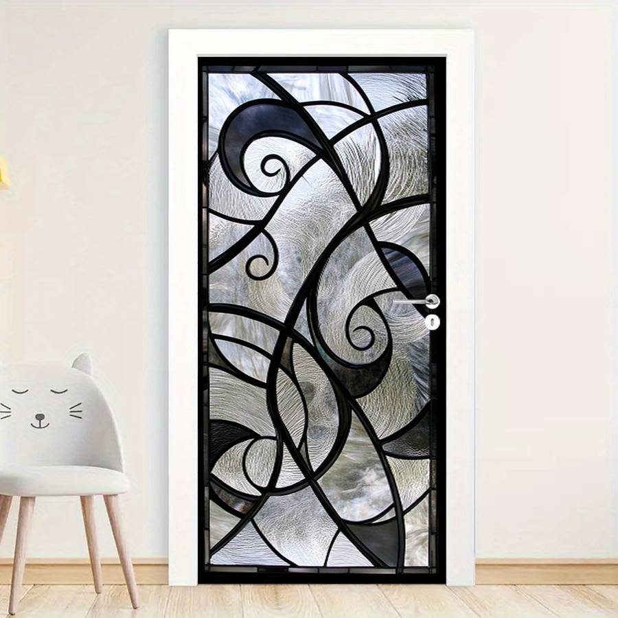 1Pc 95.0x214.88cm Door Window Sticker
