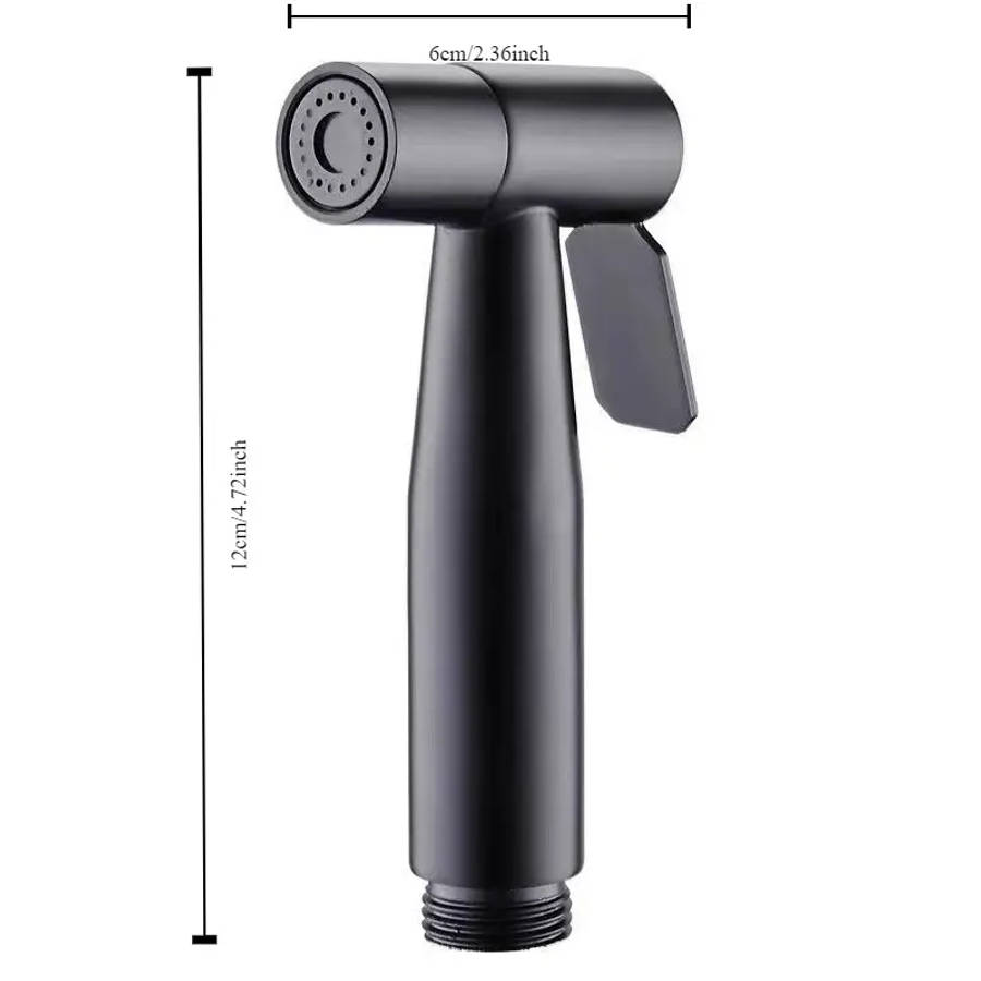 1 Piece Bathroom Hand Held Shower High Pressure 4 Modes Non Powered Plastic Bathroom Faucet