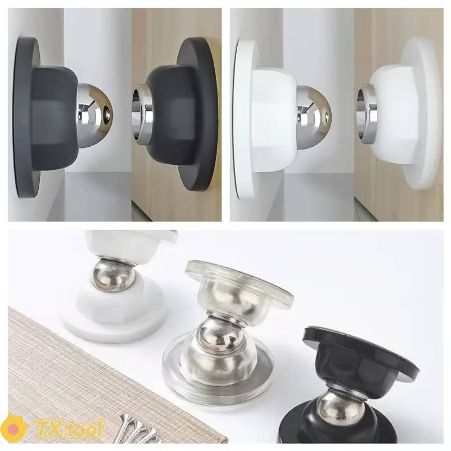 Magnetic Door Stop Strong Metal Construction