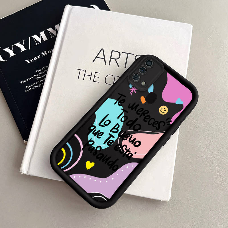 1pc Black For Samsung Galaxy F23 Phone Cases