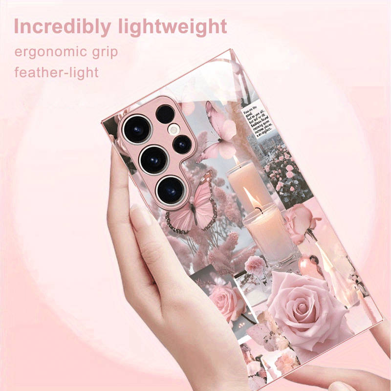 1pc Pink Color For Samsung Galaxy S21+ 5G Phone Cases