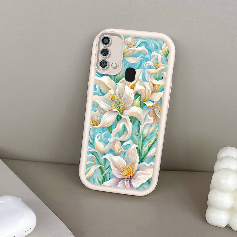 1pc Black For Samsung Galaxy F04 Phone Cases