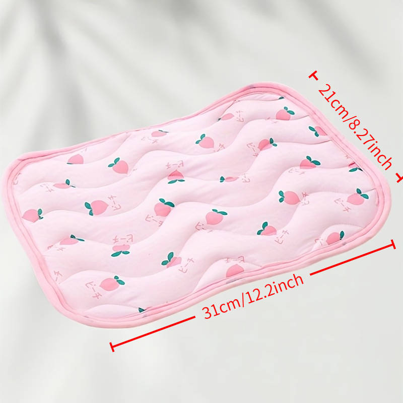 1piece Pink Cherry Cooling Pad