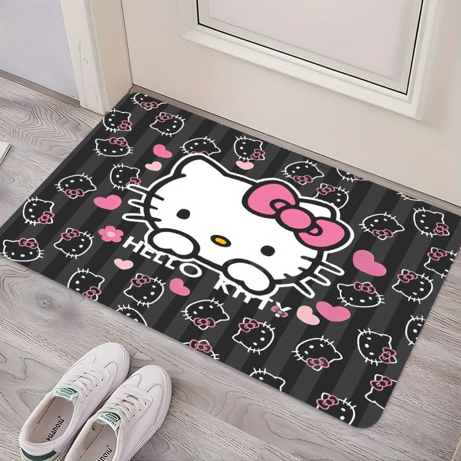 1Pc Black 23.62x15.75inch 40x60cm Floor Mat
