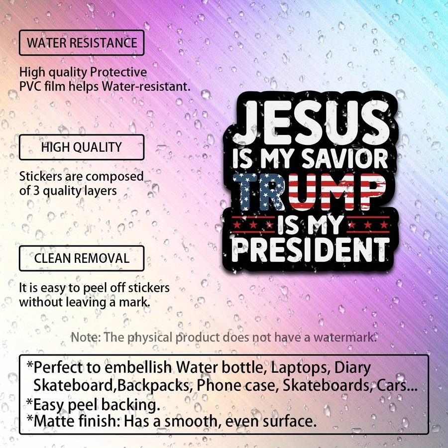 1pc Jesus Christian Themed Stickers