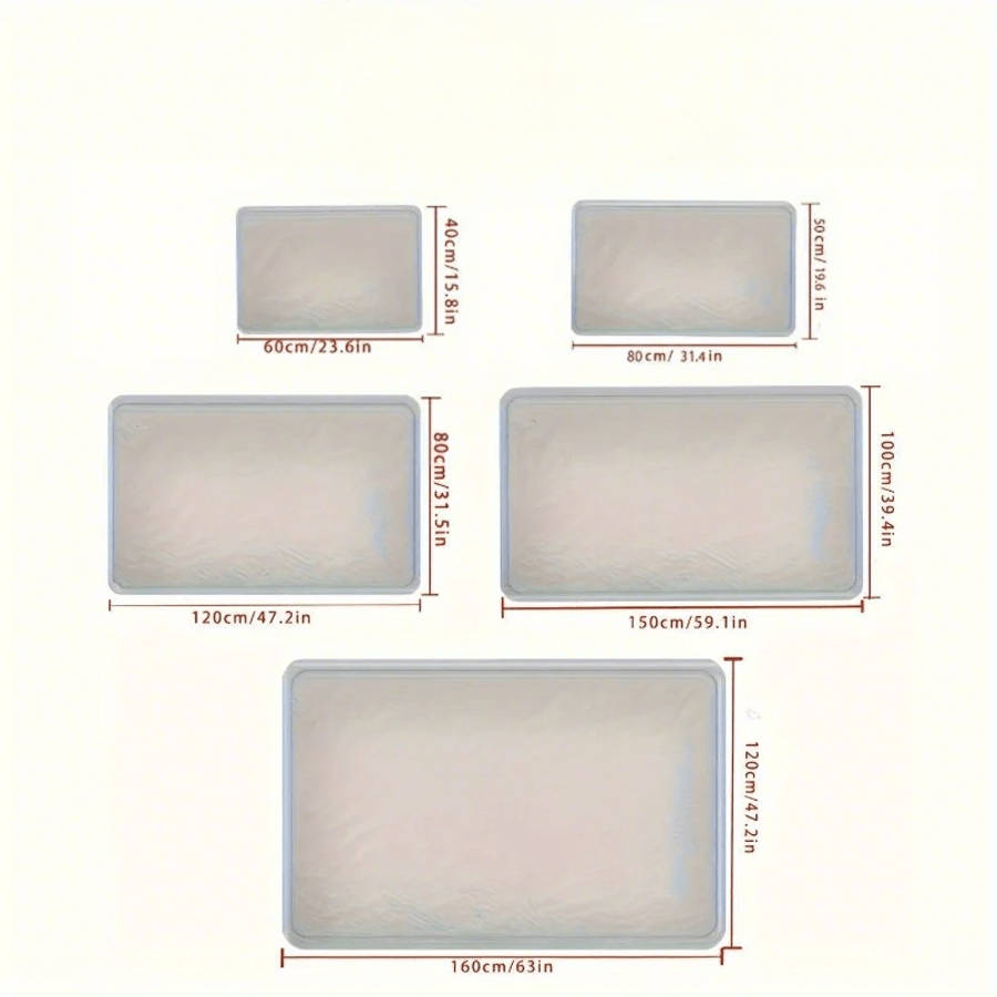 1Pc 15.75x23.62inch 40x60cm Floor Mat