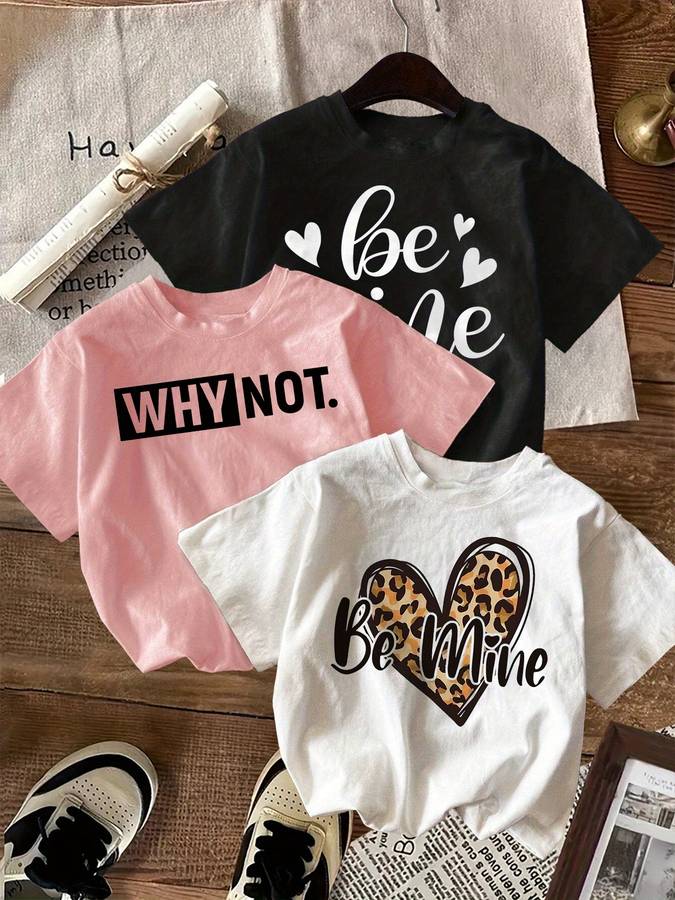 Womens T Shirt Color White Pink Black Sizexxl