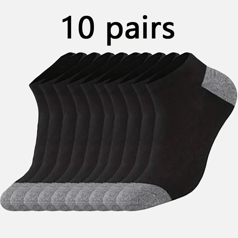 10 Pairs White One Size High Elastic Socks