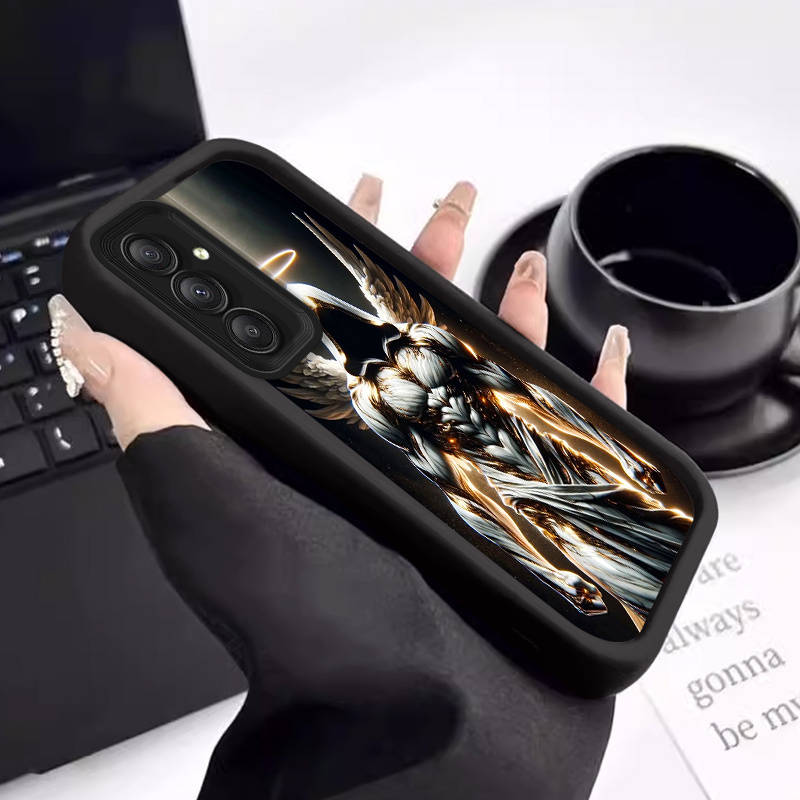 1pc Black For Samsung Galaxy M05 Phone Cases