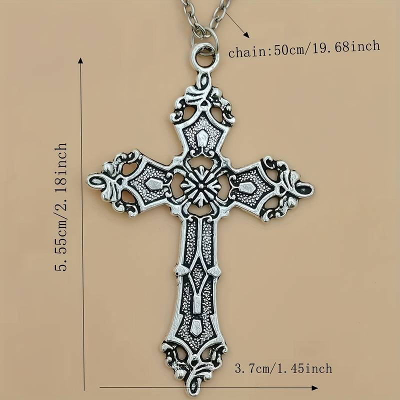 1 Piece Silvery Jesus Theme Pendant