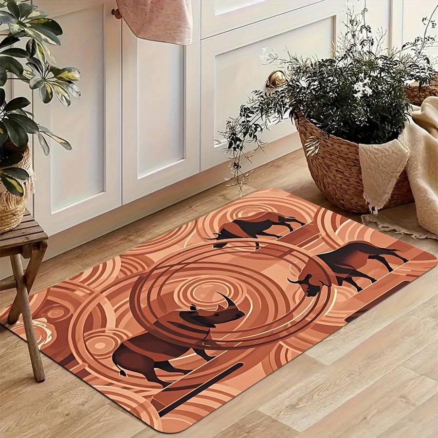 1Pc 23.62x35.43inch 60x90cm Floor Mat
