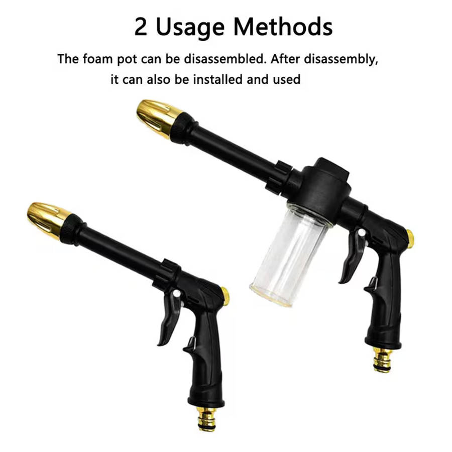 Powerful High-Pressure Water Gun with integrated Soap Dispenser