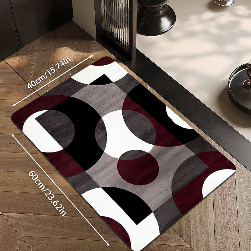1Pc Flannel 60x160cm 23.62x62.99inch Floor Mat