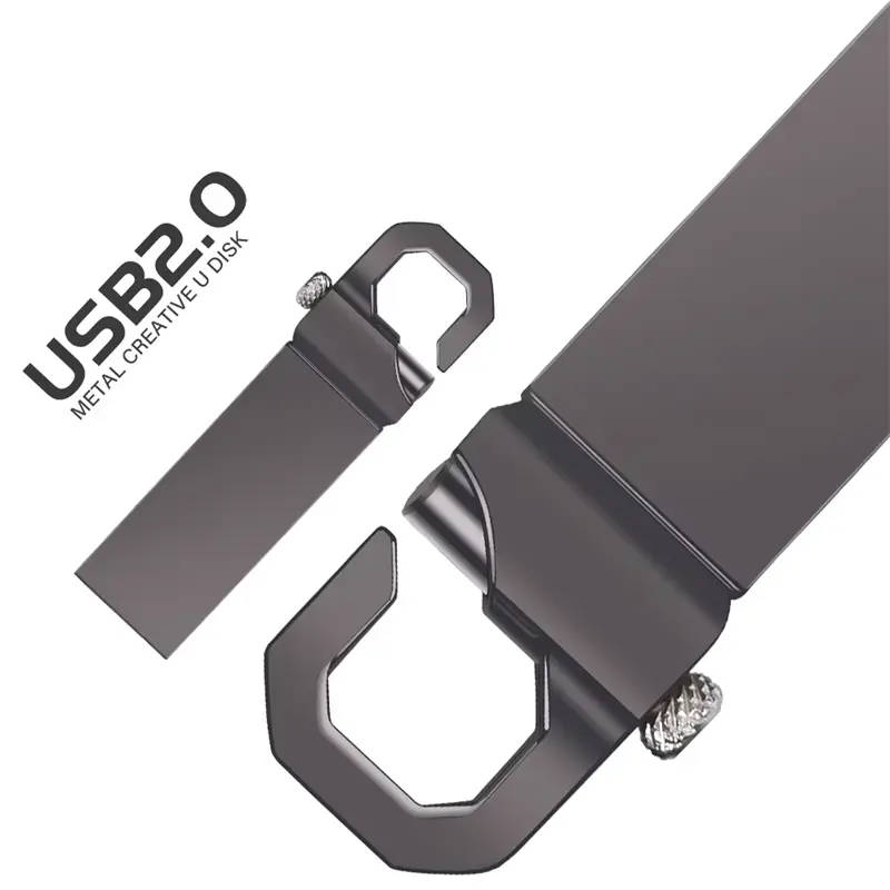 1pc High-Speed Metal Flash Drive USB 2.0 with 100GB Durable Memory Stick Portable USB Storage