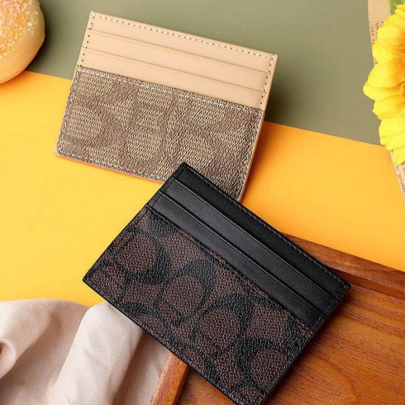 1pc Fashionable High-Quality Women'S Card Holder Featuring a Slim Design for Credit Cards Easy to