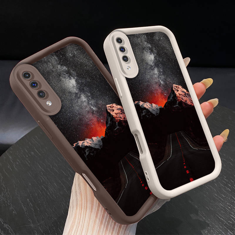 1pc A-Brown For Samsung Galaxy A55 5G Phone Cases